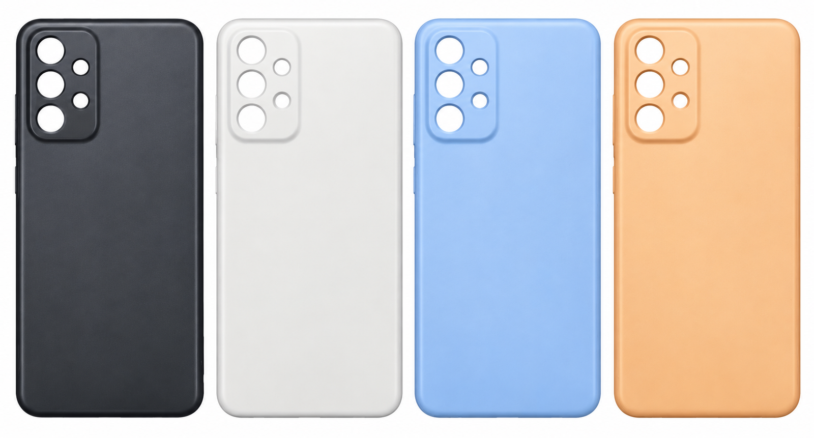 Compatible Replacement for Samsung Galaxy A23 5G Full Housing Body – Black, White, Orange & Blue